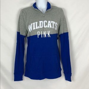 *NEVER WORN* Pink! Kentucky Wildcats 1/2 Zip